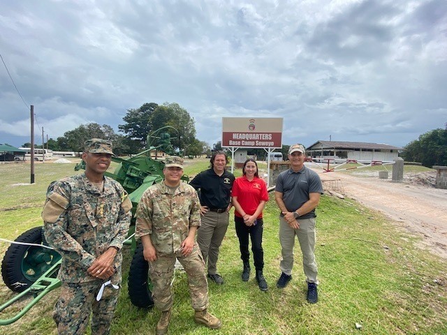 SOUTHCOM's Human Rights Subject Matter Experts participating on US Southern Command (USSOUTHCOM) Tradewinds 2021 in Guyana.