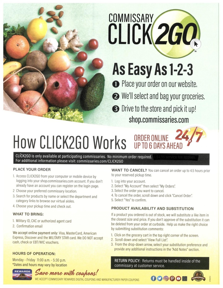 Online ordering, curbside delivery starts soon at Fort Rucker