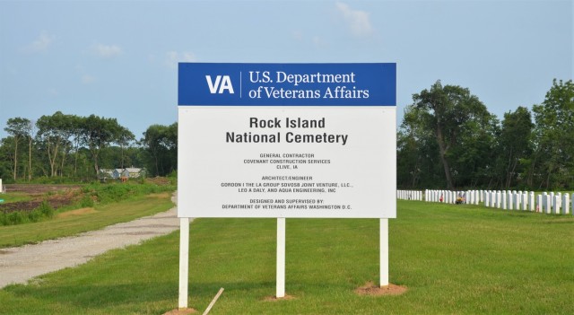 The Department of Veterans Affairs manages a $6.2 million expansion project for the Rock Island National Cemetery. (Photo by Staci-Jill Burnley, ASC Public Affairs)
