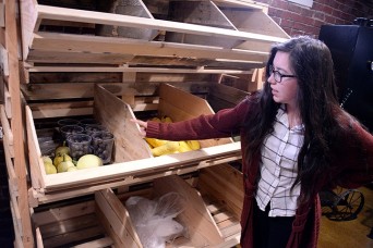 Fresh produce sold at USDB Sales Store