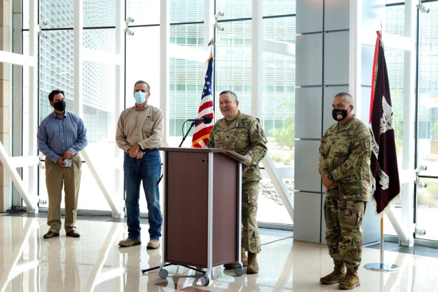 On June 28, 2021, WBAMC officials held a press conference to offer a first look at the new facility. Media and news crews were invited to take a tour that included stops at Physical Therapy & Occupational Therapy, the Simulation Operating Room, Maternal/Child Services, a Hybrid CATH-Lab, and the Emergency Department.