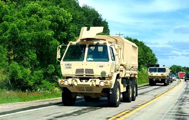 Training operations are shown July 10, 2021, at Fort McCoy, Wis. Thousands of military members trained at Fort McCoy in 2021 for weekend, extended combat, exercise, and institutional training events. Fort McCoy's motto is to be the “Total Force...