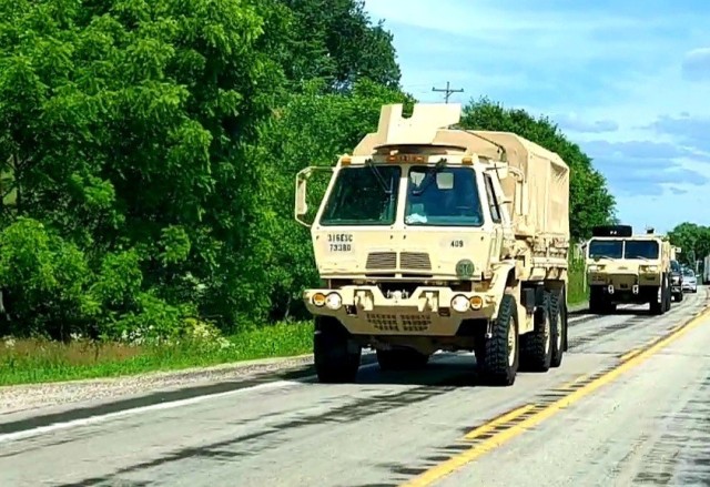Training operations are shown July 10, 2021, at Fort McCoy, Wis. Thousands of military members trained at Fort McCoy in 2021 for weekend, extended combat, exercise, and institutional training events. Fort McCoy's motto is to be the “Total Force...