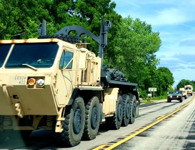 Training operations are shown July 10, 2021, at Fort McCoy, Wis. Thousands of military members trained at Fort McCoy in 2021 for weekend, extended combat, exercise, and institutional training events. Fort McCoy's motto is to be the “Total Force...