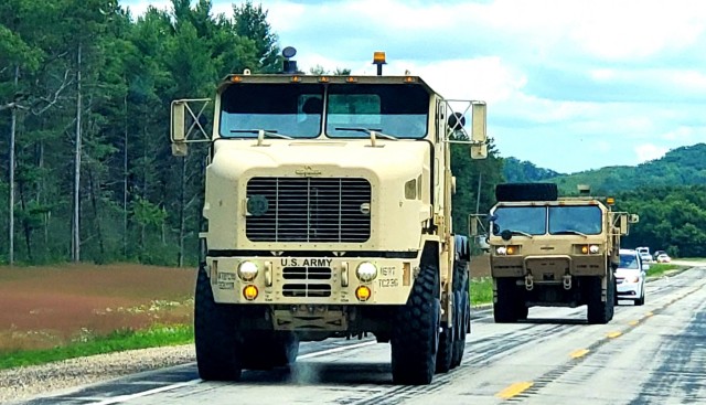 Training operations are shown July 9, 2021, at Fort McCoy, Wis. Thousands of military members trained at Fort McCoy in 2021 for weekend, extended combat, exercise, and institutional training events. Fort McCoy's motto is to be the “Total Force...
