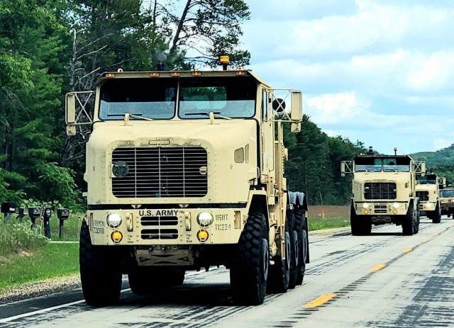 Training operations are shown July 9, 2021, at Fort McCoy, Wis. Thousands of military members trained at Fort McCoy in 2021 for weekend, extended combat, exercise, and institutional training events. Fort McCoy's motto is to be the “Total Force...