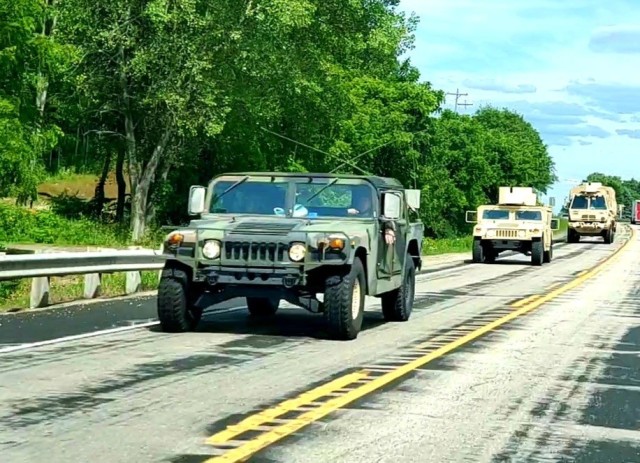 Training operations are shown July 10, 2021, at Fort McCoy, Wis. Thousands of military members trained at Fort McCoy in 2021 for weekend, extended combat, exercise, and institutional training events. Fort McCoy's motto is to be the “Total Force...