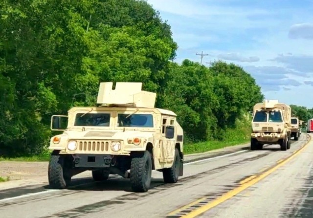 Training operations are shown July 10, 2021, at Fort McCoy, Wis. Thousands of military members trained at Fort McCoy in 2021 for weekend, extended combat, exercise, and institutional training events. Fort McCoy's motto is to be the “Total Force...