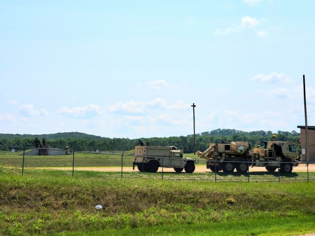 Training operations are shown July 17, 2021, at Fort McCoy, Wis. Thousands of military members trained at Fort McCoy in 2021 for weekend, extended combat, exercise, and institutional training events. Fort McCoy's motto is to be the “Total Force Training Center.” (U.S. Army Photo by Scott T. Sturkol, Public Affairs Office, Fort McCoy, Wis.)