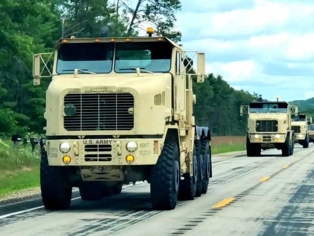 Training operations are shown July 9, 2021, at Fort McCoy, Wis. Thousands of military members trained at Fort McCoy in 2021 for weekend, extended combat, exercise, and institutional training events. Fort McCoy's motto is to be the “Total Force...