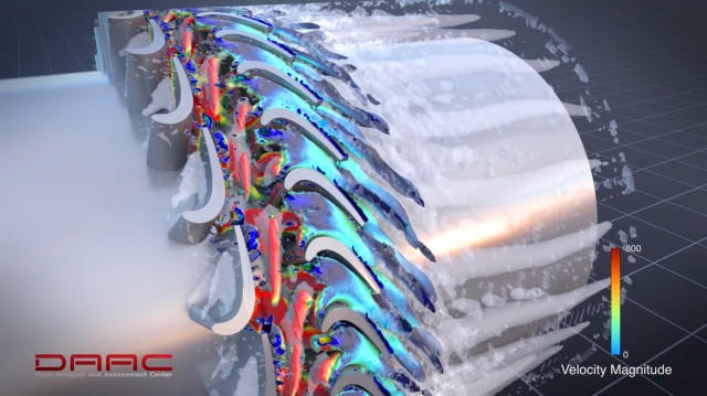 Advanced simulations will provide engineers with enough data to improve future engine performance.