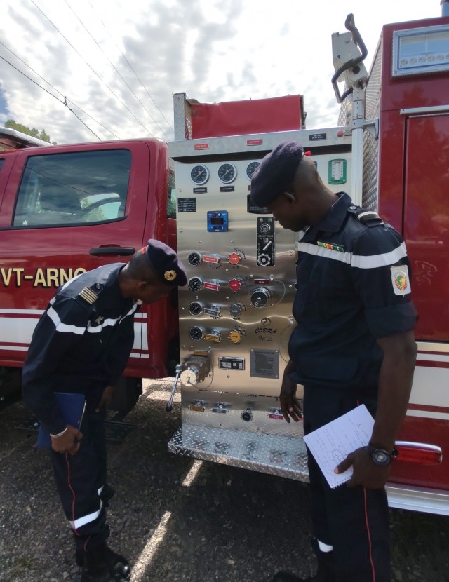 Vermont hosts SPP partner Senegal&#39;s national fire brigade