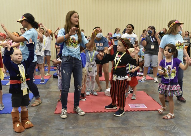 More than 100 children are participating in Vacation Bible School this week at the Main Post Chapel, hosted by Fort Leonard Wood’s Religious Support Office. The children are supervised by a group of about 45 volunteers as they rotate through...