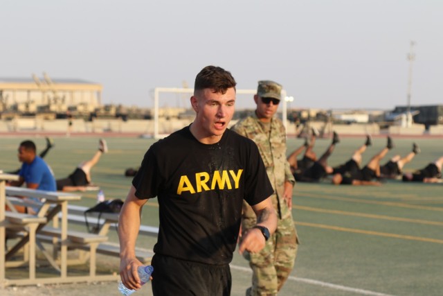 Soldiers from the 111th Theater Engineer Brigade stationed on Camp Buehring and Camp Arifjan, Kuwait had the opportunity to compete in the Quarterly Best Warrior Competition on Thursday, July 8, 2021. This is the inaugural edition of the Task Force Spartan Theater Engineer Brigade's Best Warrior Competition.