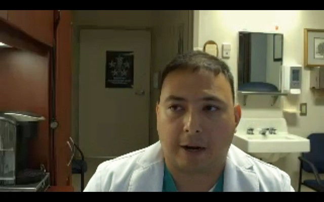 Lt.  Col. Ian Rivera, staff nephrologist at Eisenhower Army Medical Center, Fort Gordon, Ga., discusses the hospital&#39;s response to the COVID-19 pandemic on July 22, 2021. 