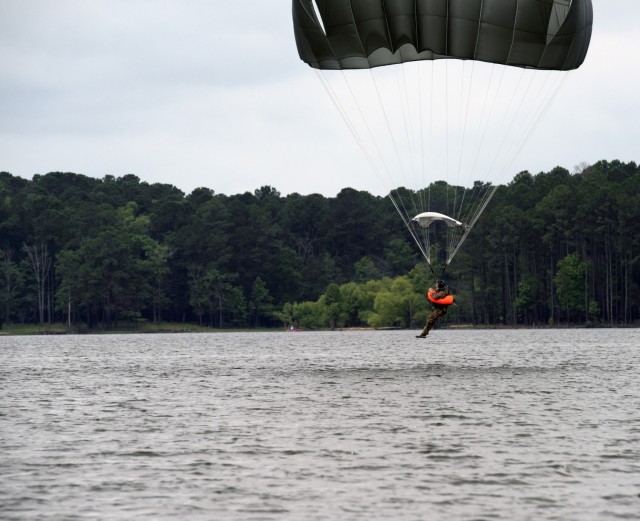 82nd Airborne, 3rd SF troops test new parachutist life preserver at Ft. Bragg