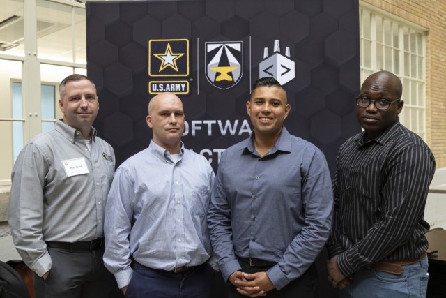 Army Software Factory Cohort 1 Soldiers attend Friday&#39;s recognition ceremony