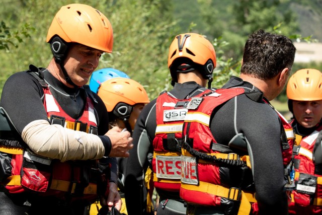 Georgia Guard partnership brings swift-water rescue to country of Georgia