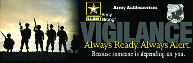 August is Antiterrorism Awareness Month.