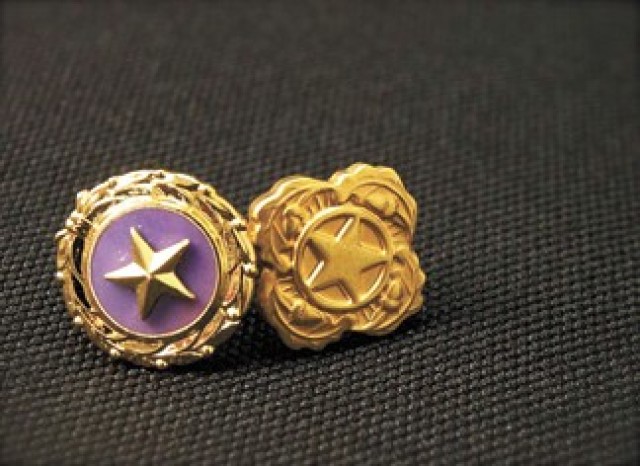 Gold star Pin