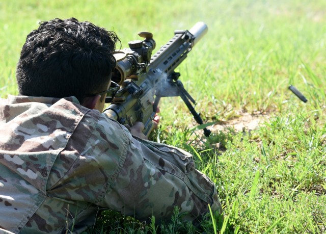 116th IBCT trains on new squad designated marksman rifle