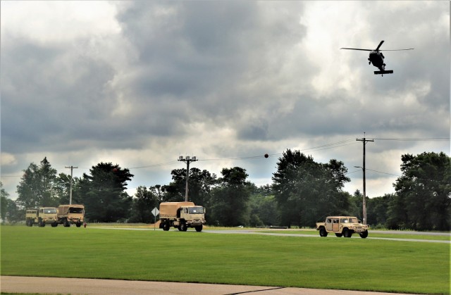 Training operations are shown July 15, 2021, at Fort McCoy, Wis., for Pershing Strike ’21. Thousands of military members have trained at Fort McCoy for Pershing Strike and in 2021 overall for weekend, extended combat, exercise, and institutional...