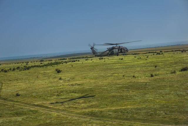 The Royal Air Force and the 3rd Assault Helicopter Battalion, 1st Aviation Regiment, 1st Combat Aviation Brigade, 1st Infantry Division,  partnered to conduct a Joint Personnel Recovery exercise July 26, 2021, at MK Air Base, Romania. U.S. Army...