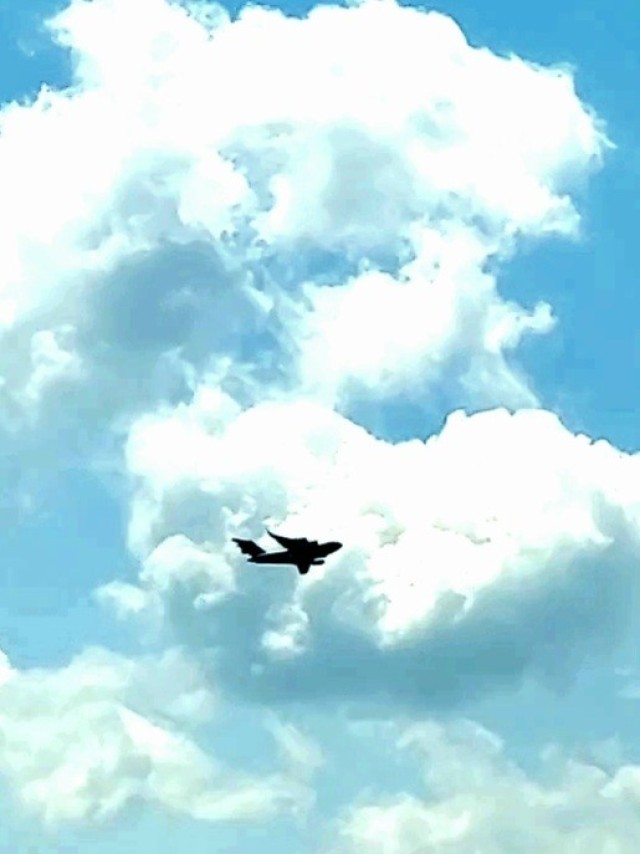 A C-17 Globemaster III soars through the sky Aug. 1, 2021, after taking off from Sparta-Fort McCoy Airport at Fort McCoy, Wis.The C-17 Globemaster III is the most flexible cargo aircraft to enter the airlift force for the U.S. Air Force,...