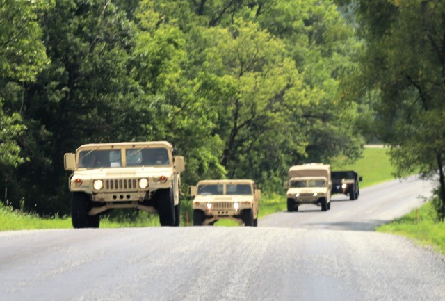 Training operations are shown July 15, 2021, at Fort McCoy, Wis., for Pershing Strike ’21. Thousands of military members have trained at Fort McCoy for Pershing Strike and in 2021 overall for weekend, extended combat, exercise, and institutional...