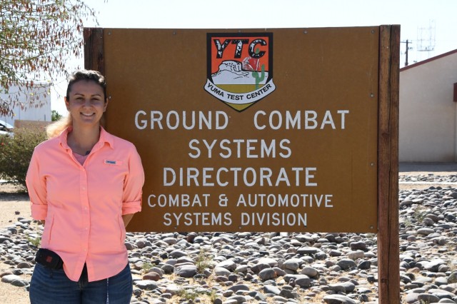 Sarah Hogan is the team lead for the Medium Combat Team in the Combat Systems Branch.