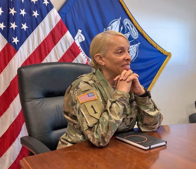 Two days after taking command of Fort Hunter Liggett, California, Col. Lisa Lamb made a presentation on the installation's energy resiliency program in a White House Virtual Tour, and was interviewed by KION-TV out of Salinas.