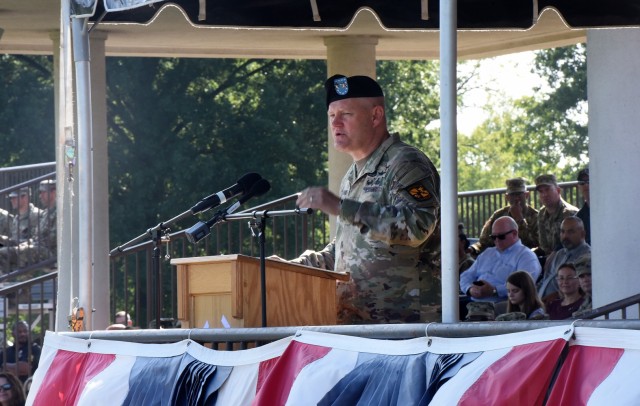 Maj. Gen. Johnny Davis assumes command of Cadet Command, Fort Knox at Aug. 3 ceremony