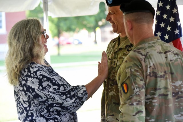 Maj. Gen. Johnny Davis assumes command of Cadet Command, Fort Knox at Aug. 3 ceremony