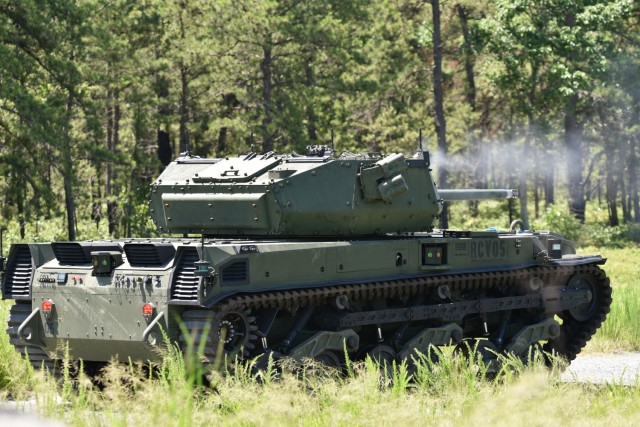 Army’s GVSC, Picatinny Arsenal test robotic combat vehicle prototype at Fort Dix