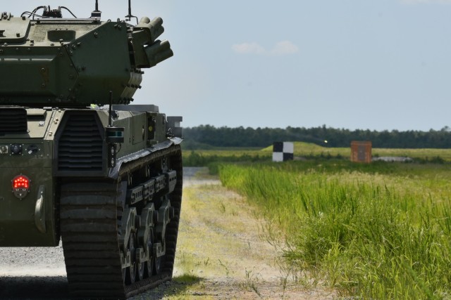 Army’s GVSC, Picatinny Arsenal test robotic combat vehicle prototype at Fort Dix