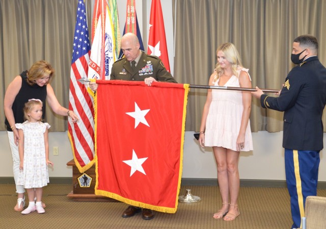 Drew pins on second star as HRC commanding general