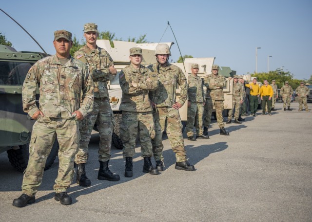 Idaho National Guard Soldiers and Airmen made organizational history by sending wildland Firefighter Type 2 Red Card certified Guardsmen to northern Idaho to fight fires for the first time. The newly assigned crewmembers of the Task Force Timber...
