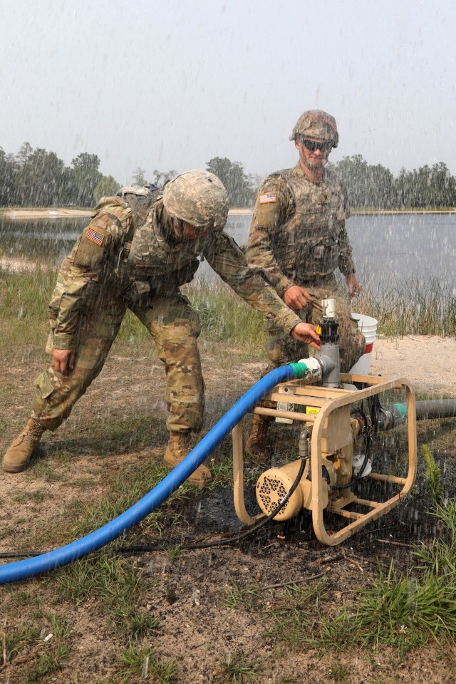 1034th CSC provides clean water for Northern Strike exercise
