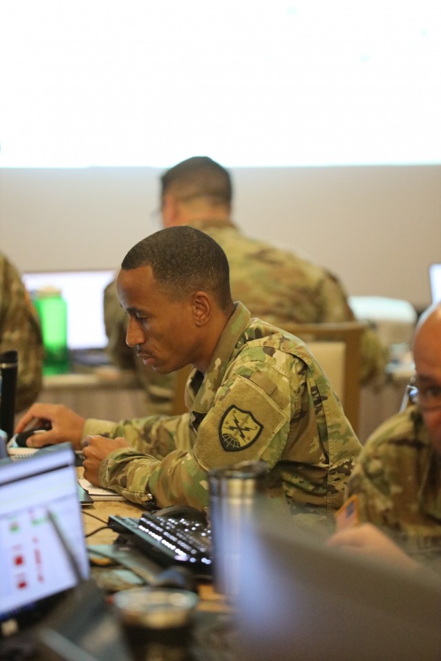 Hanover, Md. – U.S. Army National Guard Soldiers from four Cyber Protection Teams (CPT) completed their validation exercise (VALEX) in Maryland in July. U.S. Cyber Command establishes the criteria for a CPT to attain Full Operational Capability...