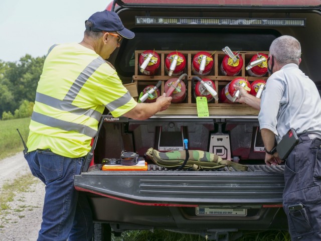 Indiana Guard members conduct  interagency response mission