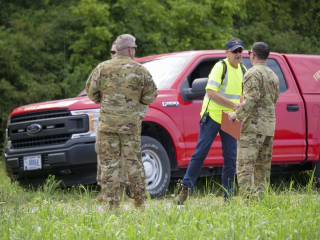 Indiana Guard members conduct  interagency response mission