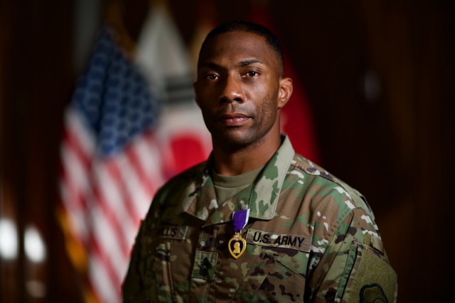 Master Sgt. Harry Willis III received a Purple Heart for wounds suffered during an attack on his convoy in Iraq in 2005. Since his long rehabilitation, Willis has not only regained his mobility but used his experiences to drive himself and motivate others.