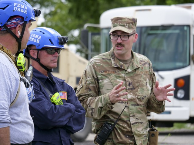 Indiana National Guard practices disaster response
