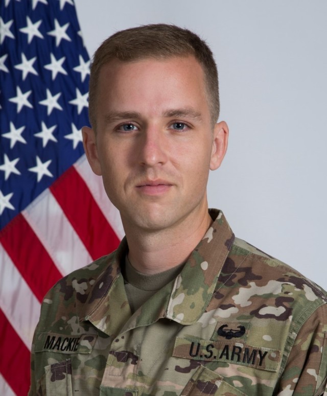 Official photograph of Sgt. Ryan Mackie (Photo Credit: USAARL Public Affairs)