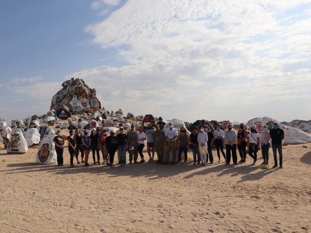 The Box Tour gave Fort Irwin Spouses a first-hand experience on the challenges service members face while training to win the first fight in combat. The tour began at the iconic painted rocks with a brief history of the National Training Center,...