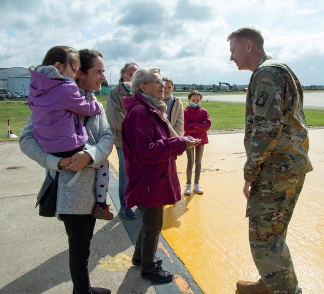 Former local national employee Marie Steiger and her family visited USAG Ansbach 26 years after retiring from a 45-year-career with the U.S. Army.
...