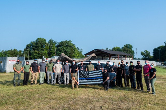 In addition to the 905th Military Police Detachment, officers from Kentucky State Police and the Louisville, Frankfort, Lexington, Richmond and Shepherdsville police departments were in attendance at the training seminar Aug. 2-5, 2021. The...
