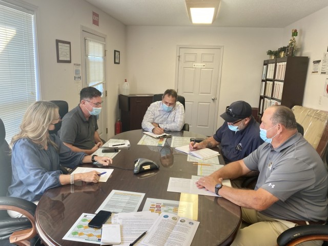 Fort Stewart-Hunter Army Airfield’s Directorate of Public Works military housing office and Balfour Beatty Communities leadership gather Aug. 11 on Fort Stewart to discuss resident concerns that were brought to their attention during the last...