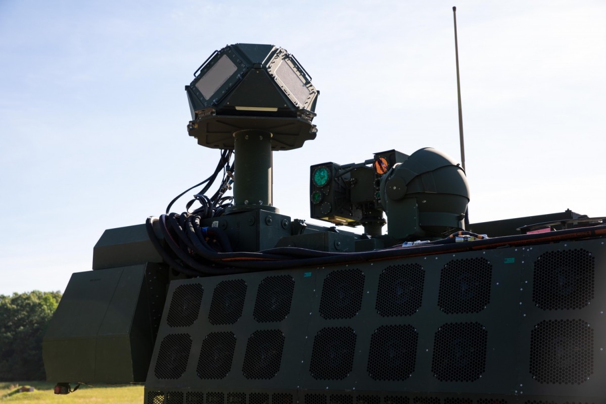 The Army recently conducted a successful evaluation of a new Directed Energy-Maneuver Short-Range Air Defense system, or DE M-SHORAD, aboard a Stryker combat vehicle, moving the service one step closer to fielding a platoon of four laser-equipped Stryker prototypes next fiscal year. The prototype proved its abilities during a combat shoot-off in July 2021 at Fort Sill, Okla.