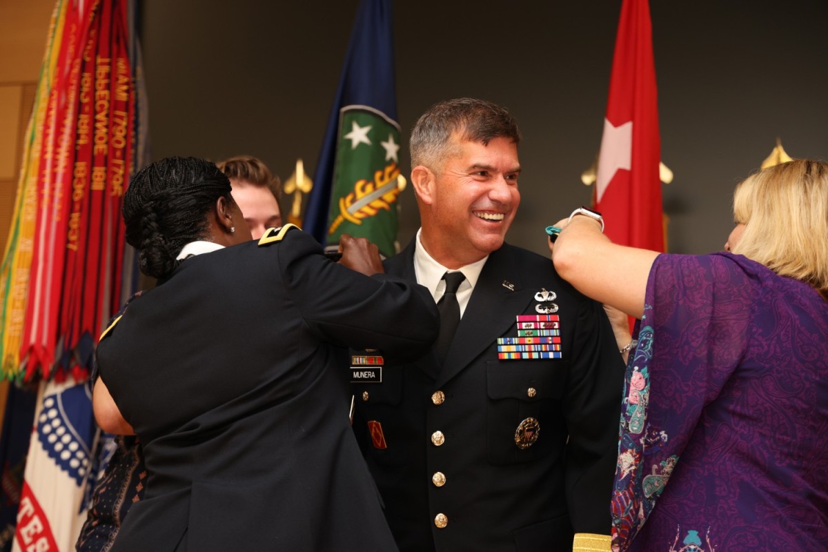 Munera promoted to major general during ceremony on Aberdeen Proving ...